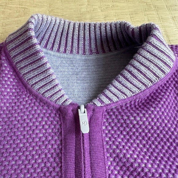 Lululemon Reversible Double-Knit Zip-Up Sweater - Picture 2 of 6